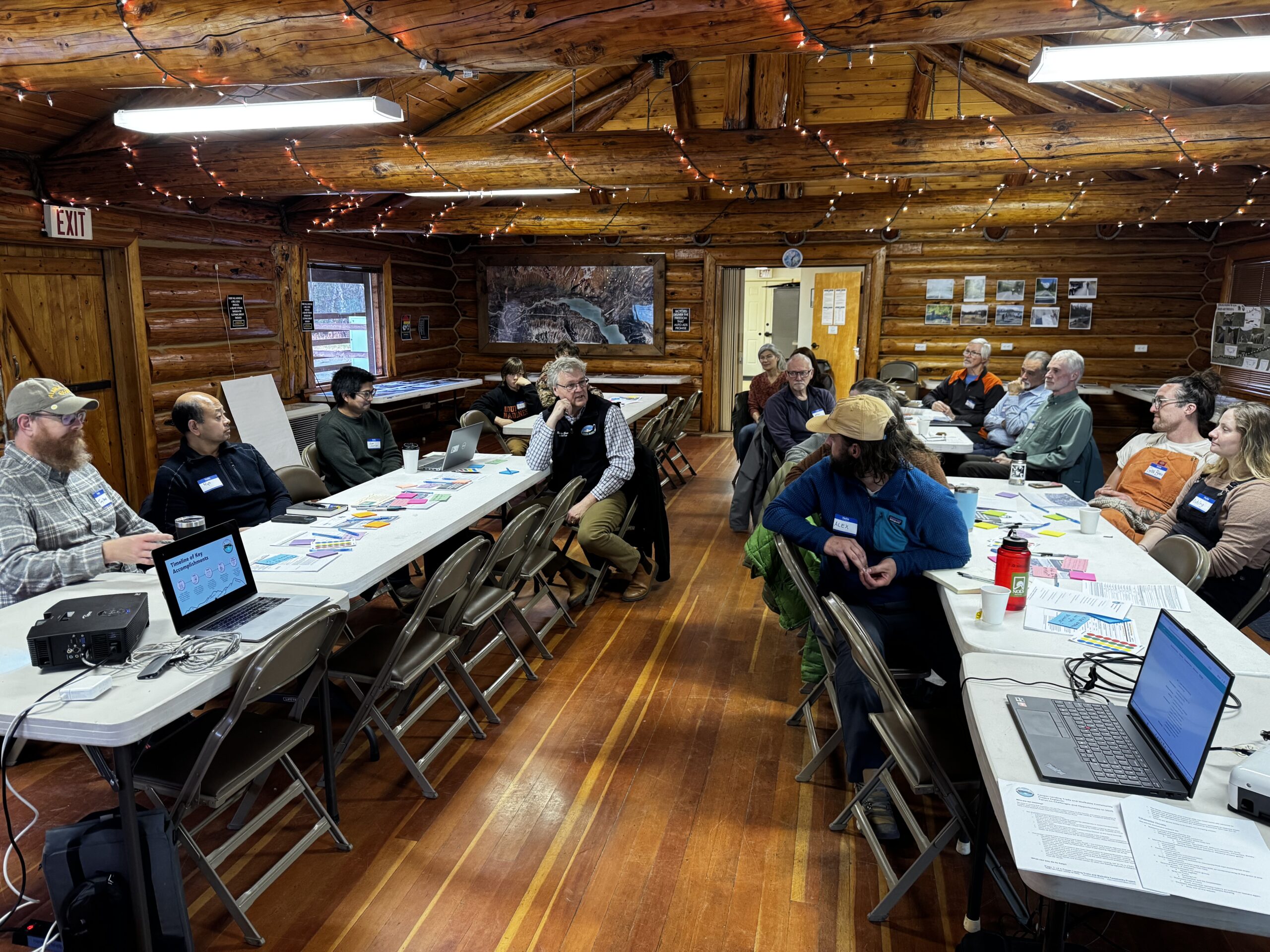 2025 Town Road Charette, State, Borough, Community members attended to work on wants, concerns, solutions, and priorities for the existing Sterling Highway travel corridor